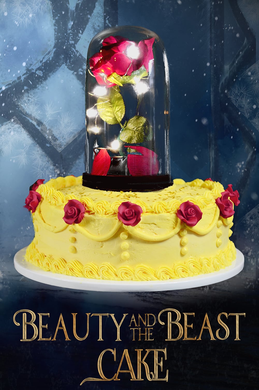 Beauty and the Beast Cake Tutorial Sprinkle Some Fun