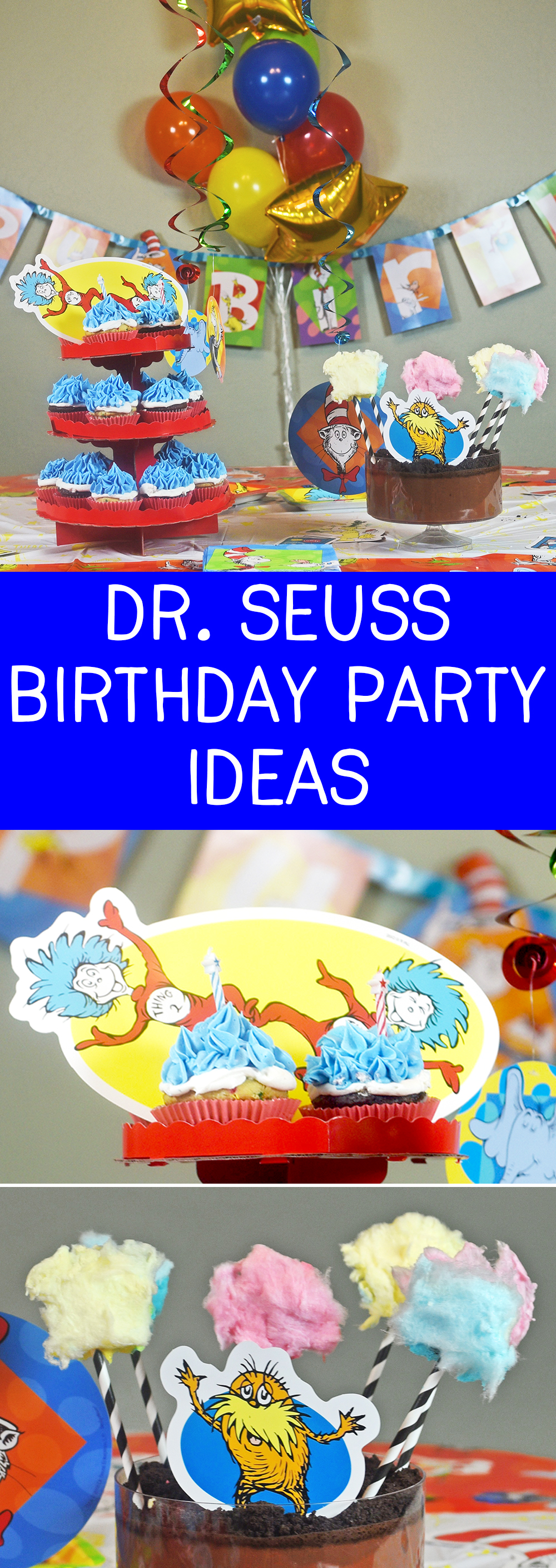 This Dr. Seuss Birthday Party is perfect for any Dr. Seuss book lover!