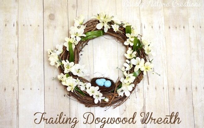 DIY Spring Floral Wreath ⋆Pottery Barn Knock-off Wreath