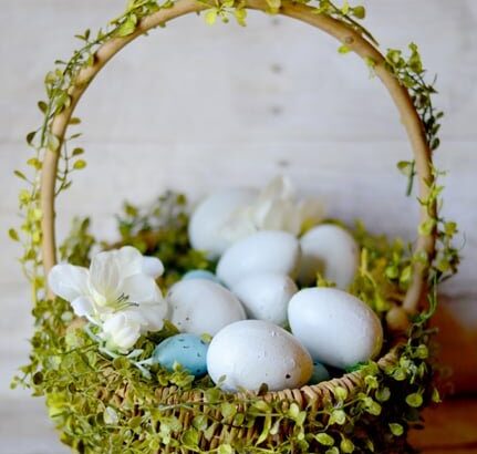 Green Vine Easter Basket {PB Knock Off}