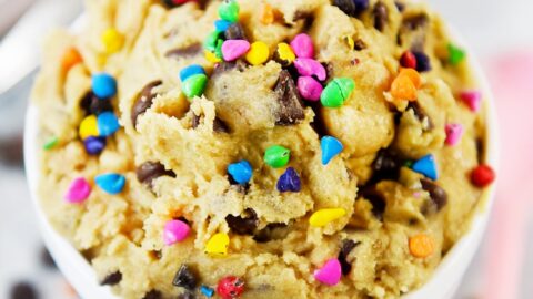Edible Cookie Dough With Heat Treated Flour Sprinkle Some Fun