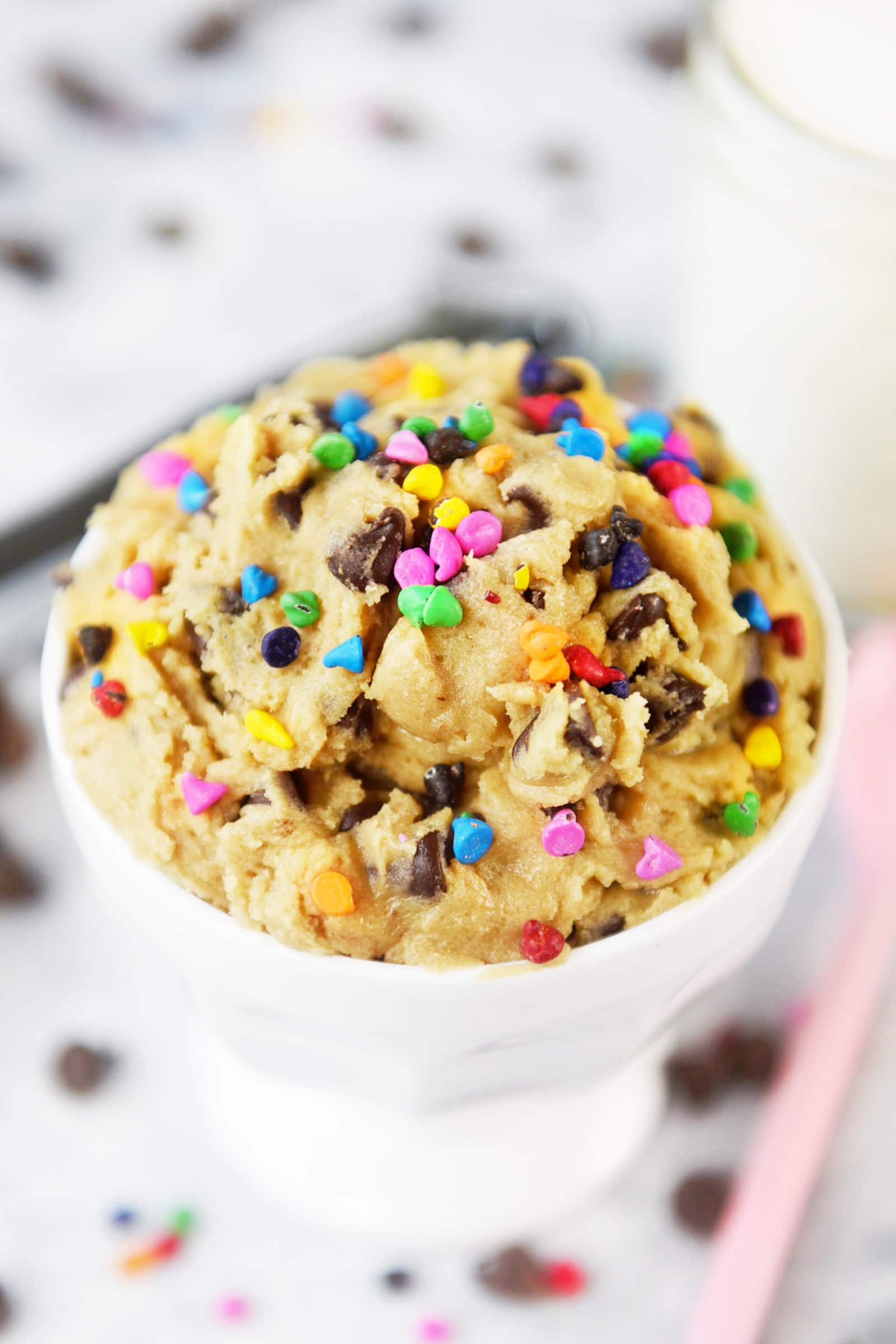 Edible Cookie Dough With Heat Treated Flour Sprinkle Some Fun