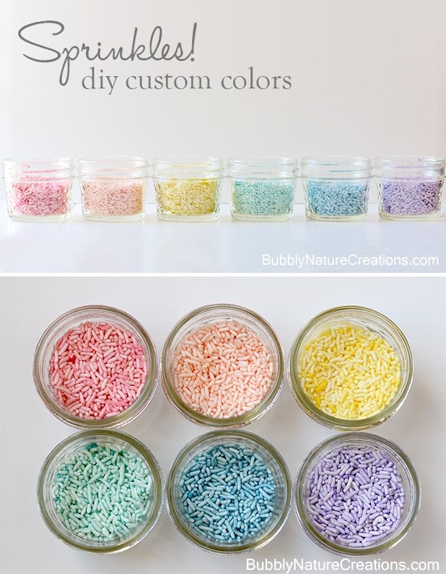 Sprinkles! {diy custom colors}