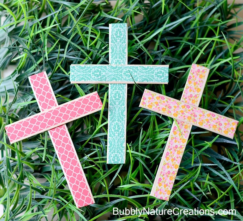 Washi Tape Cross { Simple Easter Craft }