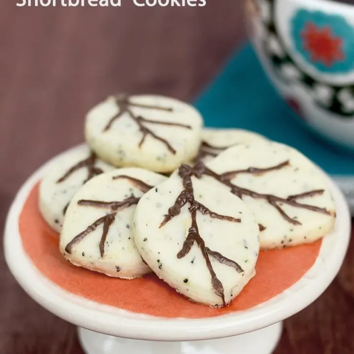 Earl Grey Tea Shortbread Cookies