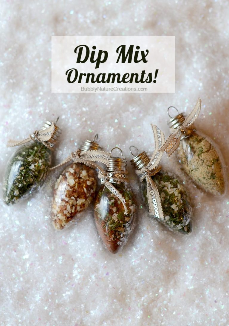 Dip Mix Ornaments ⋆ Sprinkle Some Fun
