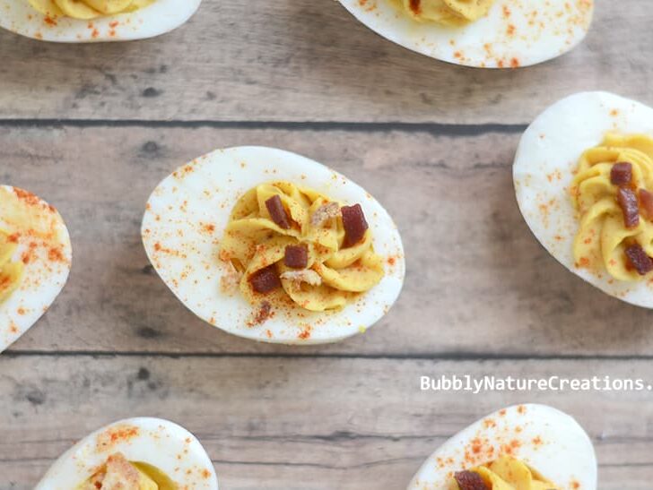 Barbecue Deviled Eggs