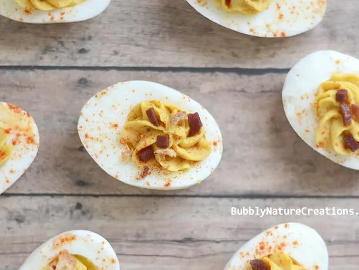 Barbecue Deviled Eggs