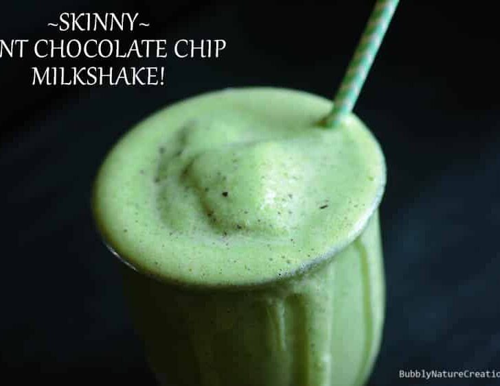 Skinny Mint Chocolate Chip Milkshake