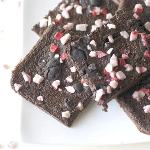 Low Calorie Mocha Mint Brownies!