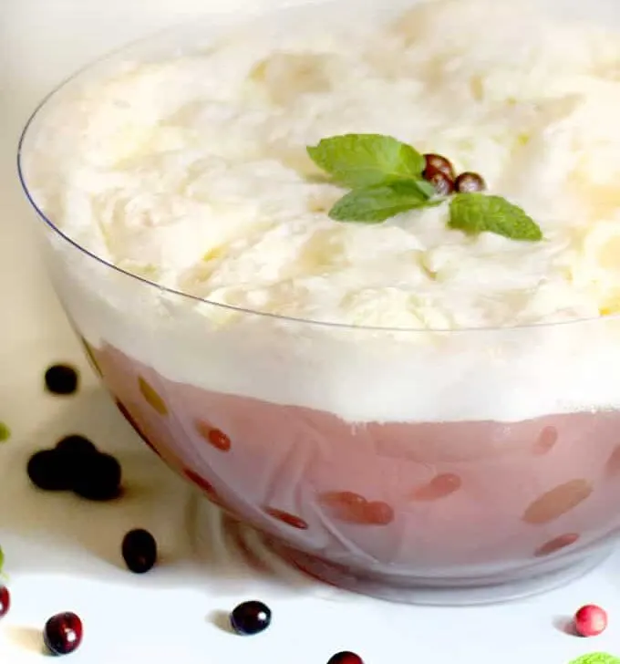 Creamy Cranberry Punch