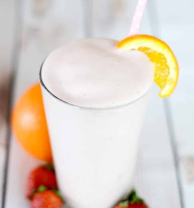 Strawberry Orange Protein Smoothie! THM FP