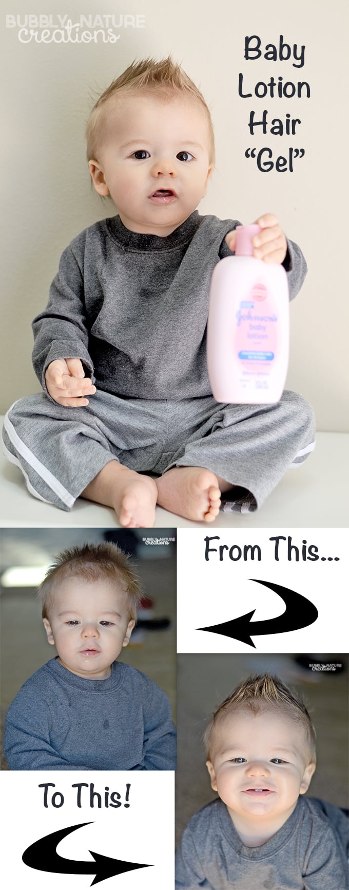 Baby Lotion Hair "Gel" ⋆ Sprinkle Some Fun