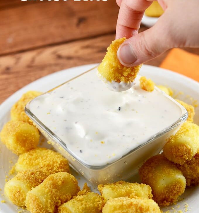 Cheddar Ranch Cheese Bites and Basketball Net Cups!