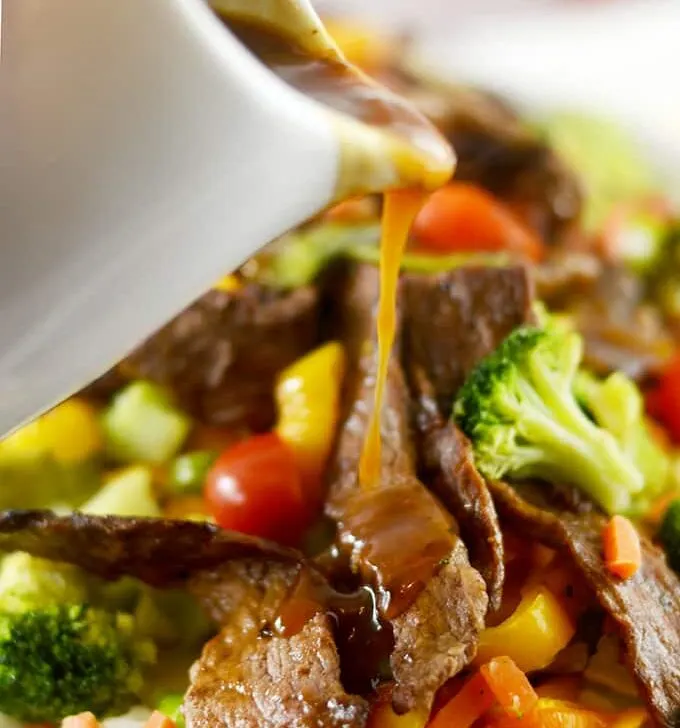 Easy Teriyaki Beef with Roasted Vegetables