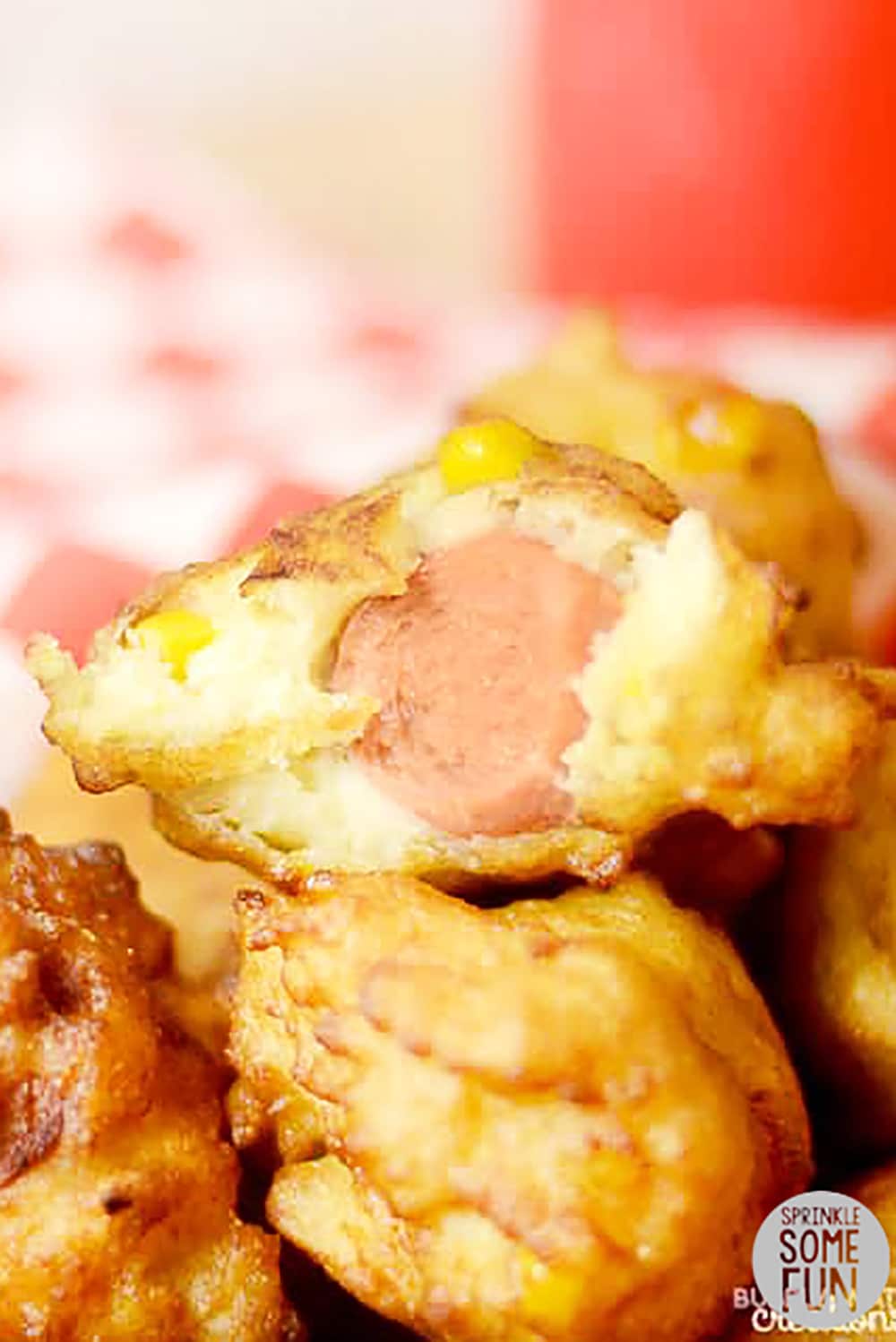 Corn Dog Fritters · Little Bites of Goodness ⋆ Sprinkle Some Fun