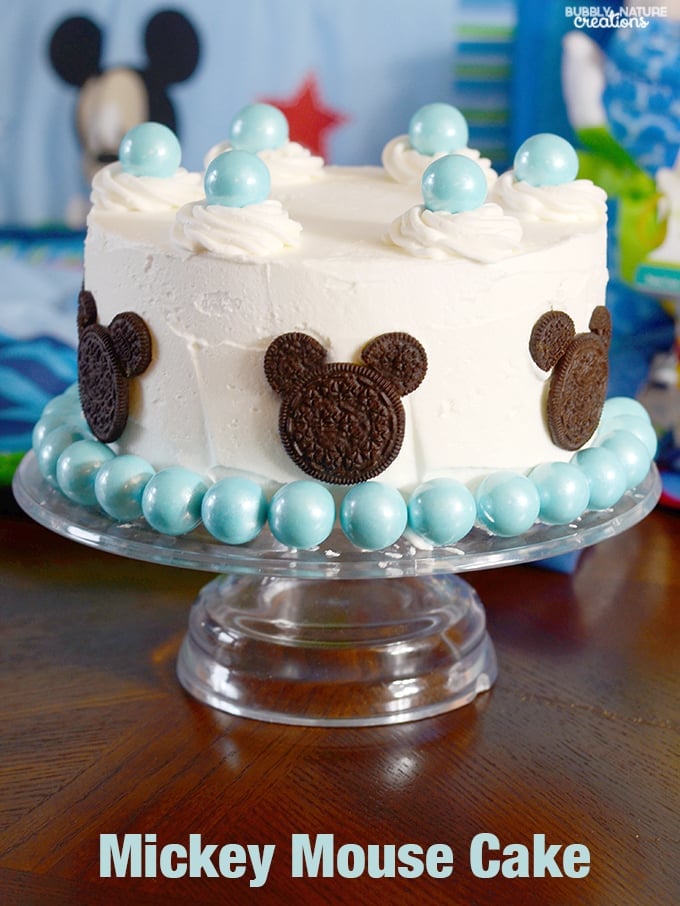 Mickey mouse baby shower sales cake