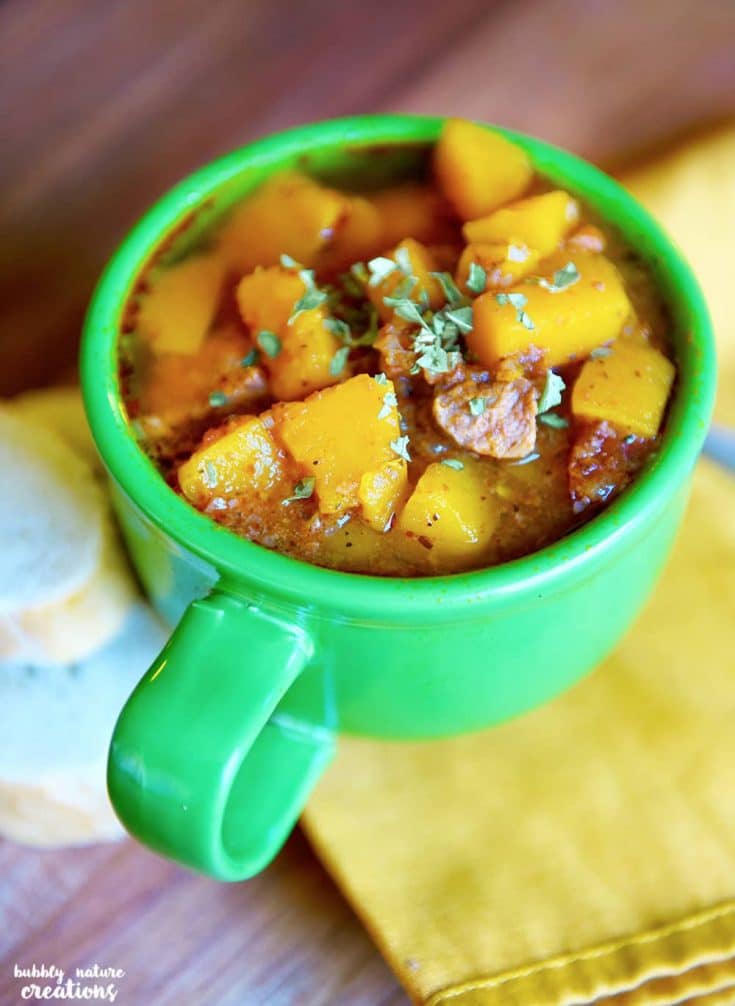 Winter Squash Beef Stew {Slow Cooker Recipe} ⋆ Sprinkle Some Fun