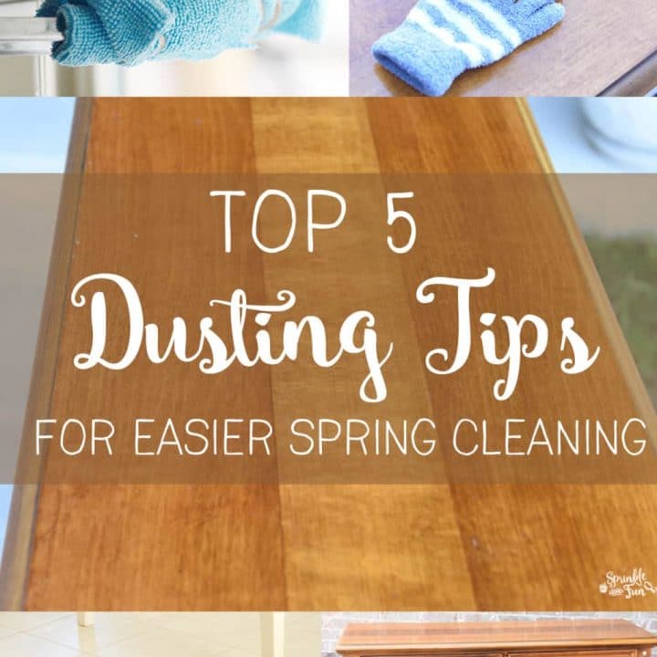 Top 5 Dusting Tips for Easier Spring Cleaning ⋆ Sprinkle Some Fun