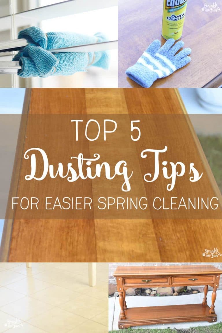 Top 5 Dusting Tips for Easier Spring Cleaning ⋆ Sprinkle Some Fun