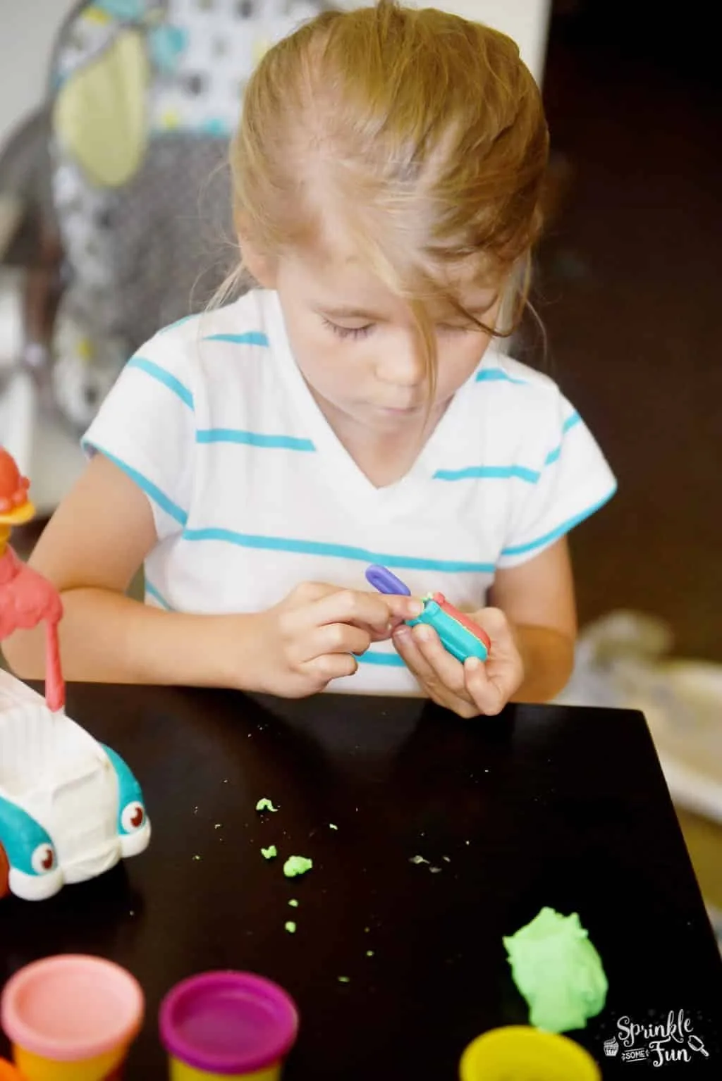 Play Doh Town PLaying 1