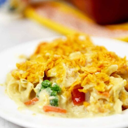 Chicken Noodle Soup Casserole with Veggies ⋆ Sprinkle Some Fun