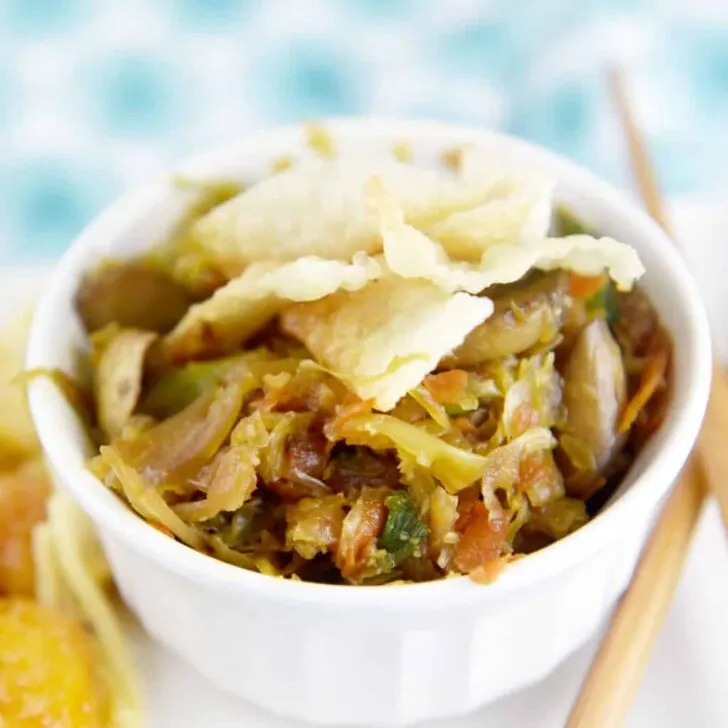 Vegetable Egg Roll in a Bowl