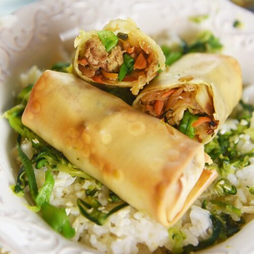 Baked Turkey Egg Rolls ⋆ Sprinkle Some Fun