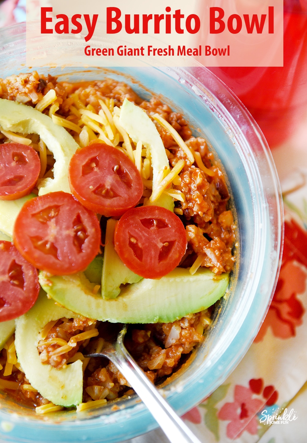 Green Giant Fresh Cauliflower Crumbles Burrito Bowl tastes great and it satisfies my cravings for a hearty meal. The best part is that the meal prep is already done for you! These bowls steam up in the microwave which makes it a perfect lunchtime meal idea. #mealprep #burritobowl #lunchmealprep #lunchideas