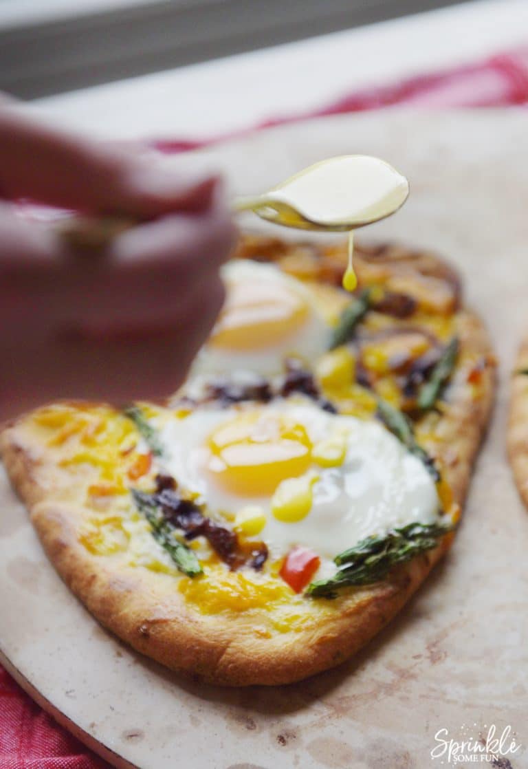 Breakfast Pizza with Hollandaise Sauce ⋆ Sprinkle Some Fun