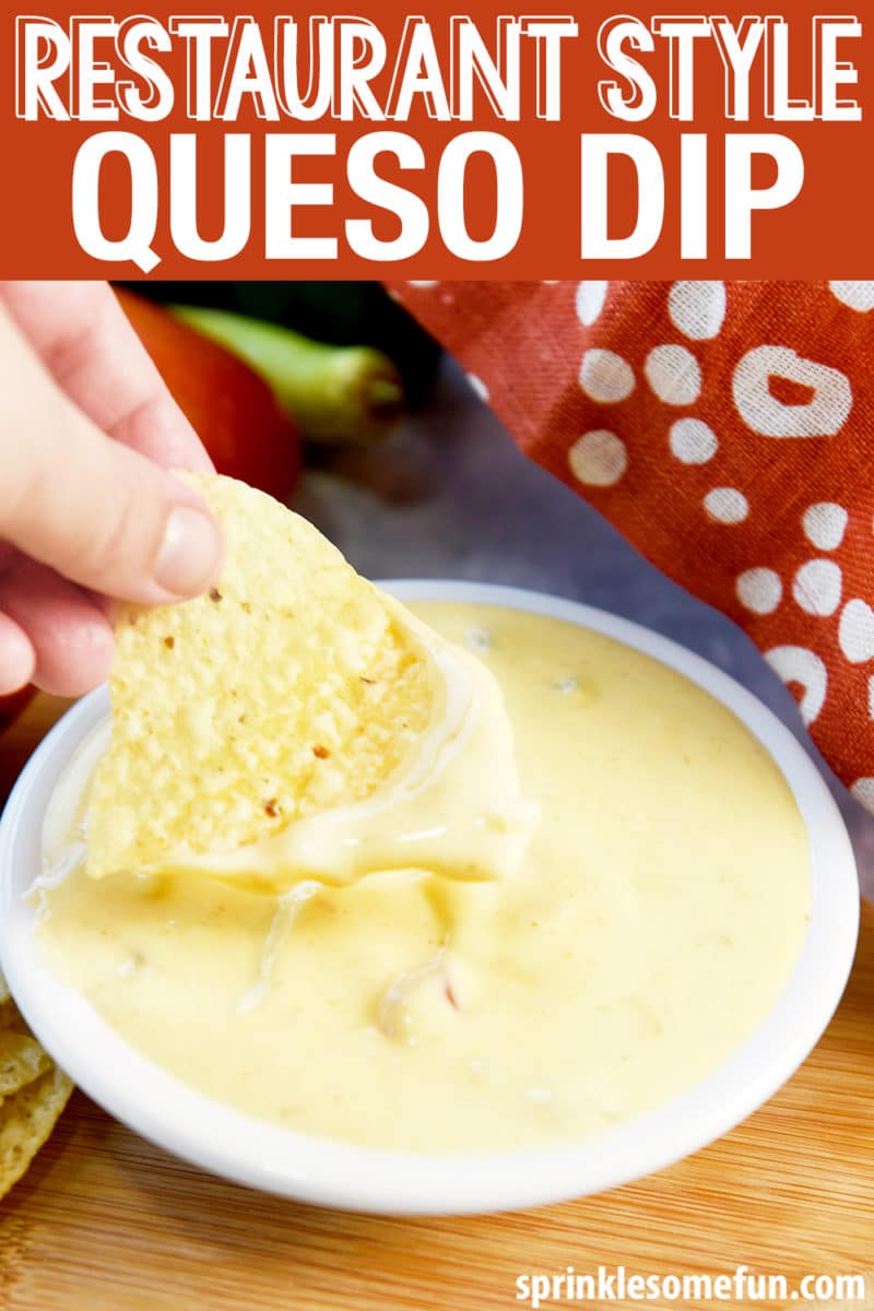 This is the best recipe for restaurant style queso ever. We serve this Mexican Cheese Sauce on just about everything from chips to enchiladas and everything in between. It's a copycat of Ted's Escondido and Chilenos in OKC. #queso #mexicancheesedip #texmexcheesedip #cheesedip #chilecheesesauce #cheesesauce #bestqueso #quesoblanco #mexicanrestaurantqueso #mexicanrestaurantqueso #dip #appetizer #sauce #cheese